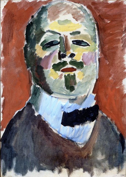 Portrait of Alexej von Jawlensky, Russian artist (1864–1941)