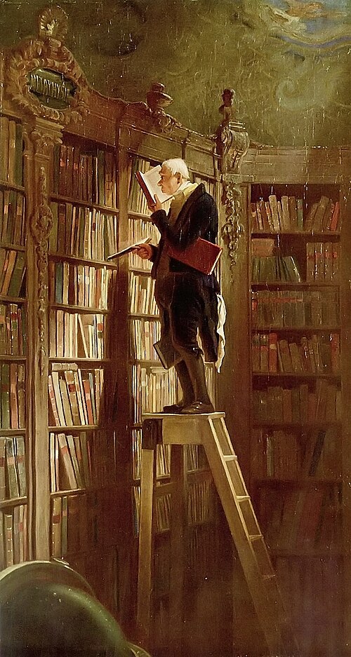 Portrait of Carl Spitzweg, German artist (1808–1885)
