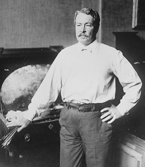 Portrait of Childe Hassam, American artist (1859–1935)