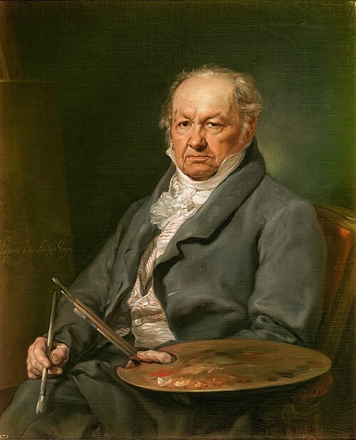 Portrait of Francisco Goya, Spanish artist (1746–1828)