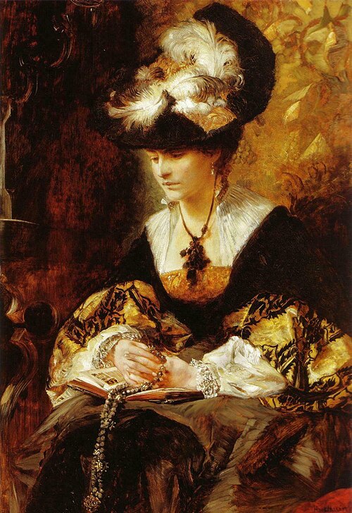 Portrait of Hans Makart, Austrian artist (1840–1884)