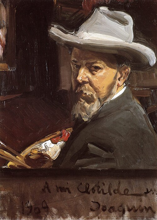 Portrait of Joaquín Sorolla, Spanish artist (1863–1923)