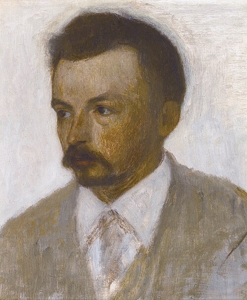 Portrait of Vilhelm Hammershøi, Danish artist (1864–1916)