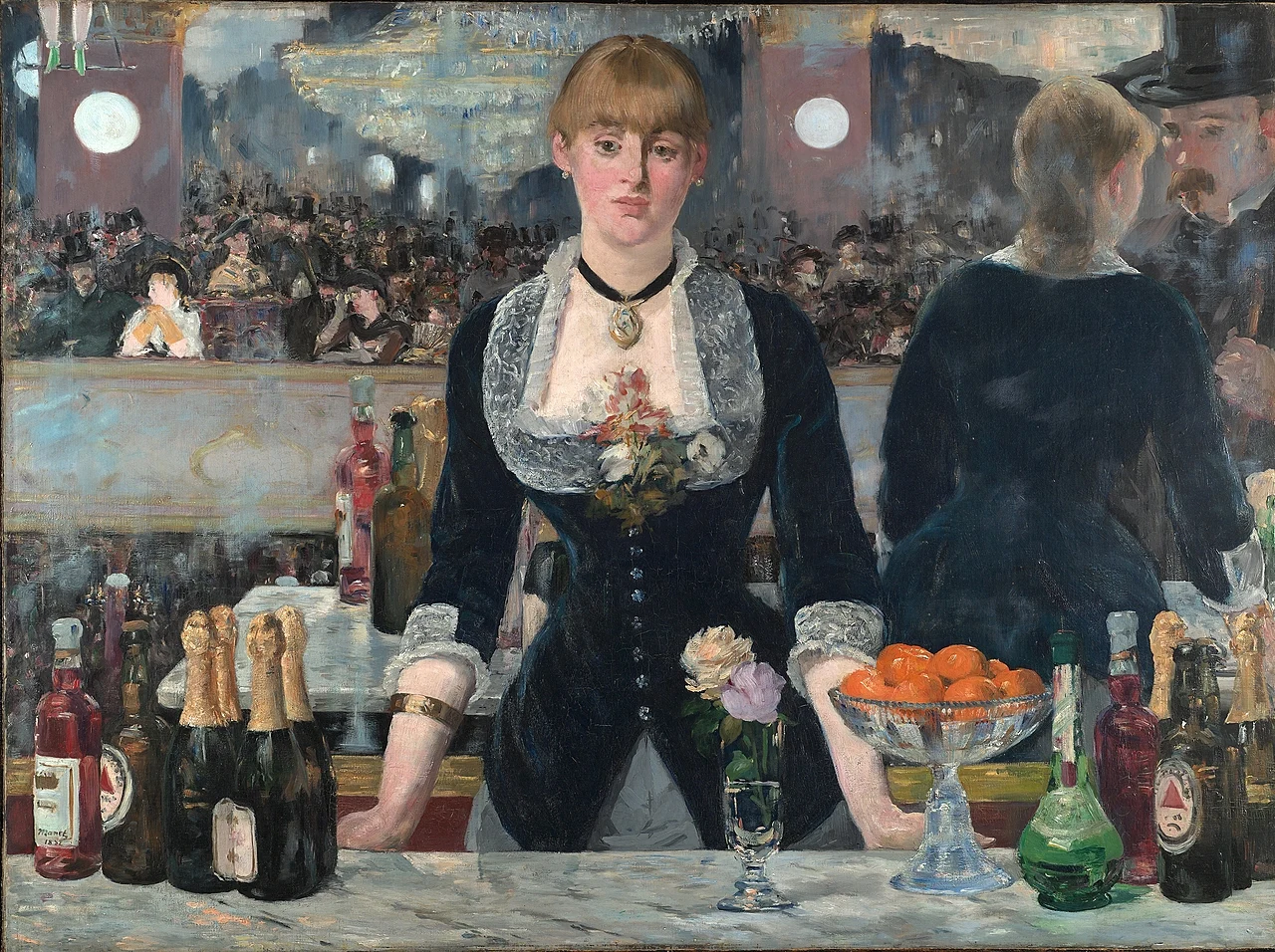A Bar at the Folies-Bergère by Édouard Manet