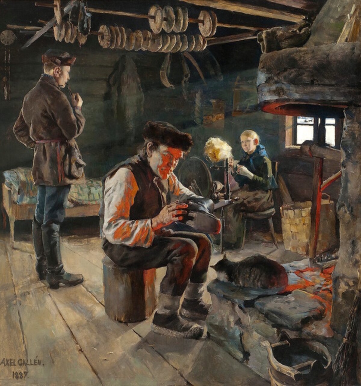 Rustic Life by Akseli Gallen-Kallela