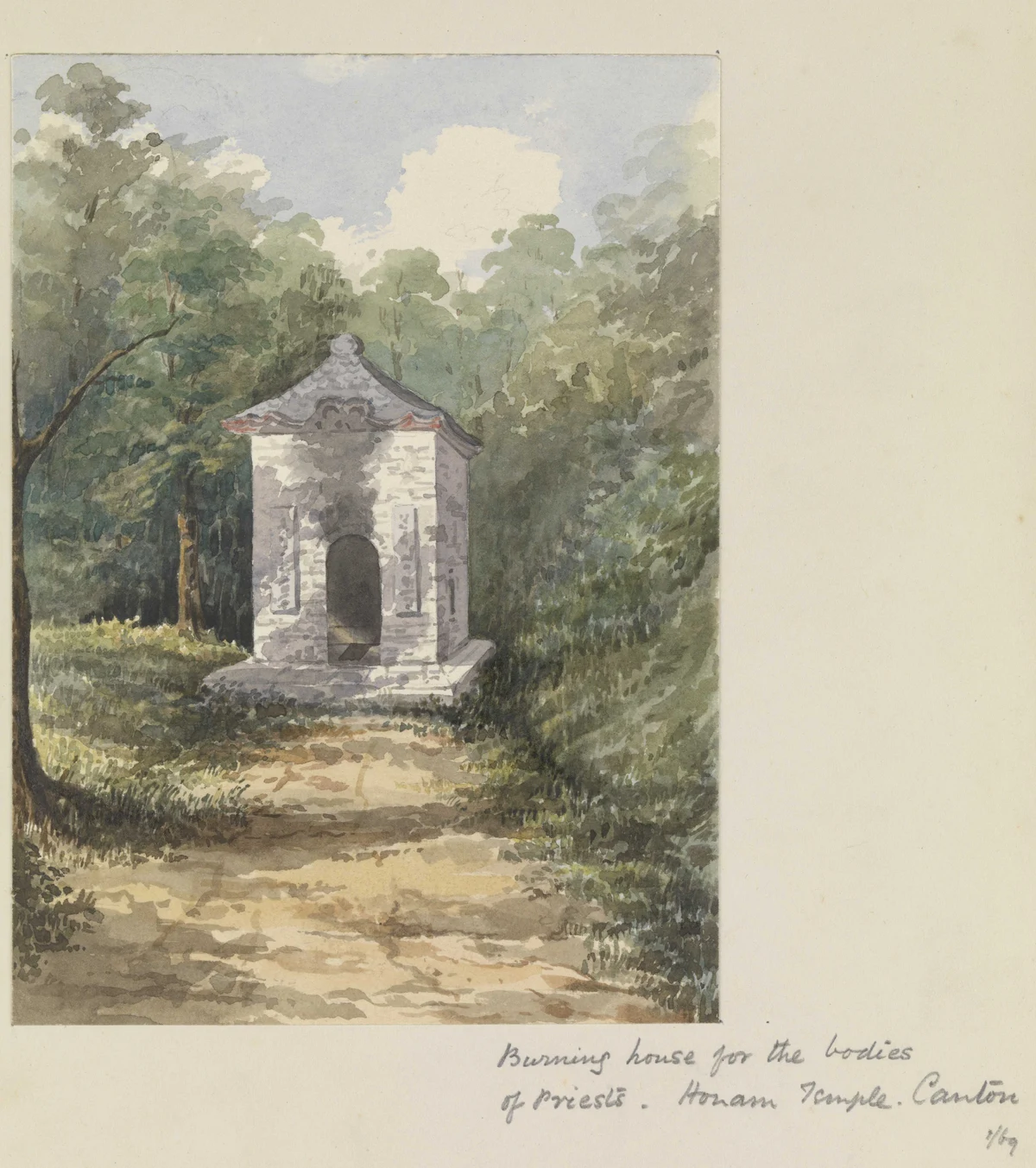 Sunlight and Shadow Study by Albert Bierstadt at Newark Museum, Newark, NJ