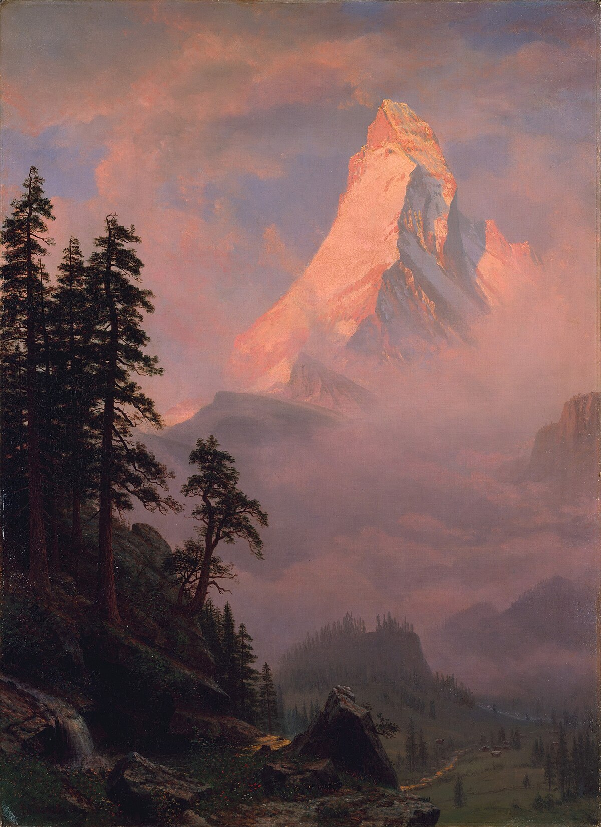 The Matterhorn by Albert Bierstadt at Private Collection