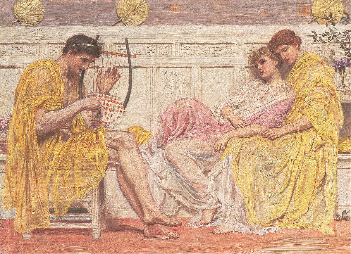 A Musician by Albert Joseph Moore