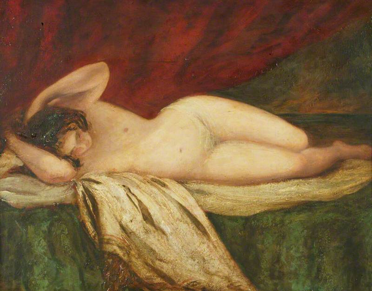 Reclining Model by Albert Joseph Moore