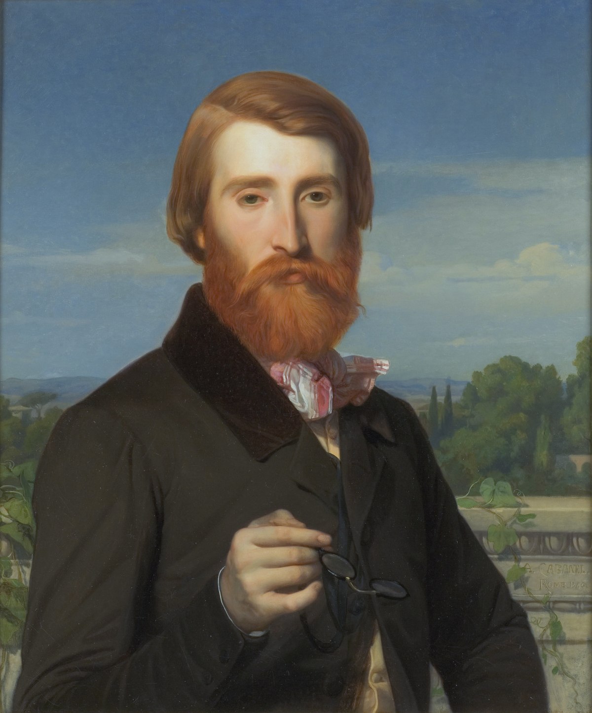 Alfred Bruyas by Alexandre Cabanel at Musée Fabre, Montpellier