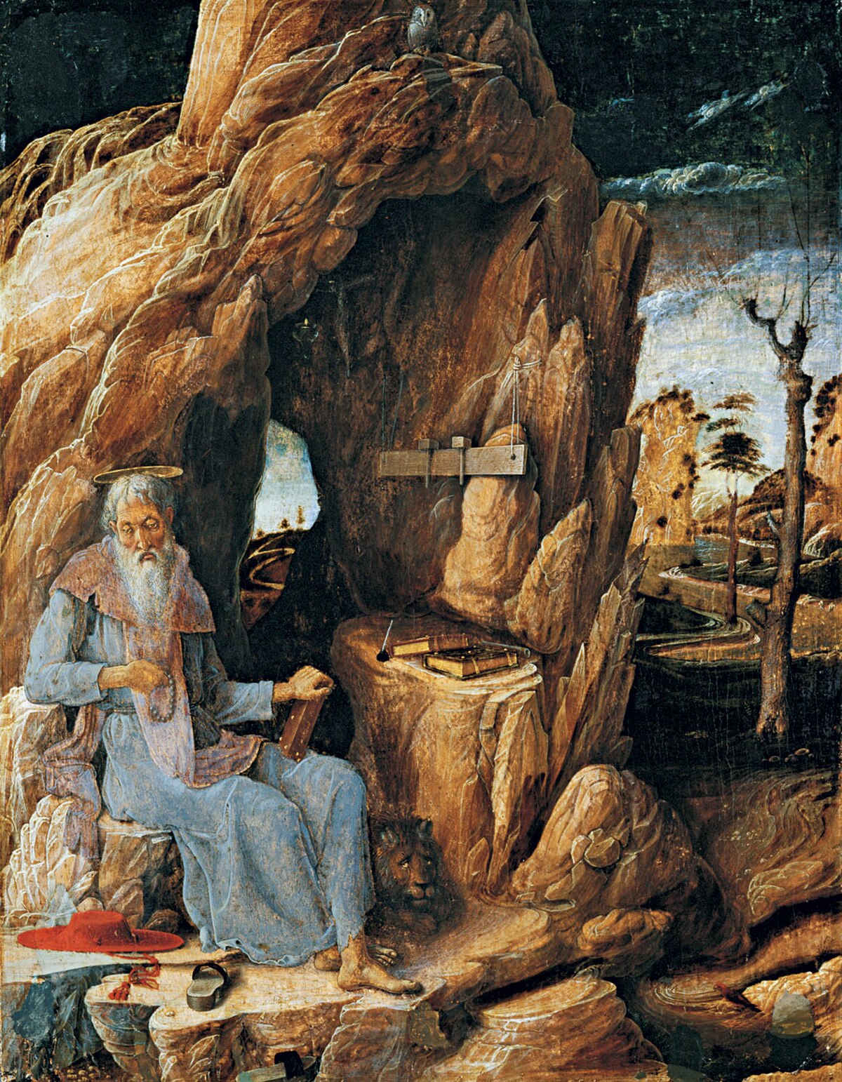 St. Jerome in the Wilderness by Andrea Mantegna at Museo de Arte de Sao Paulo (MASP), Sao Paulo