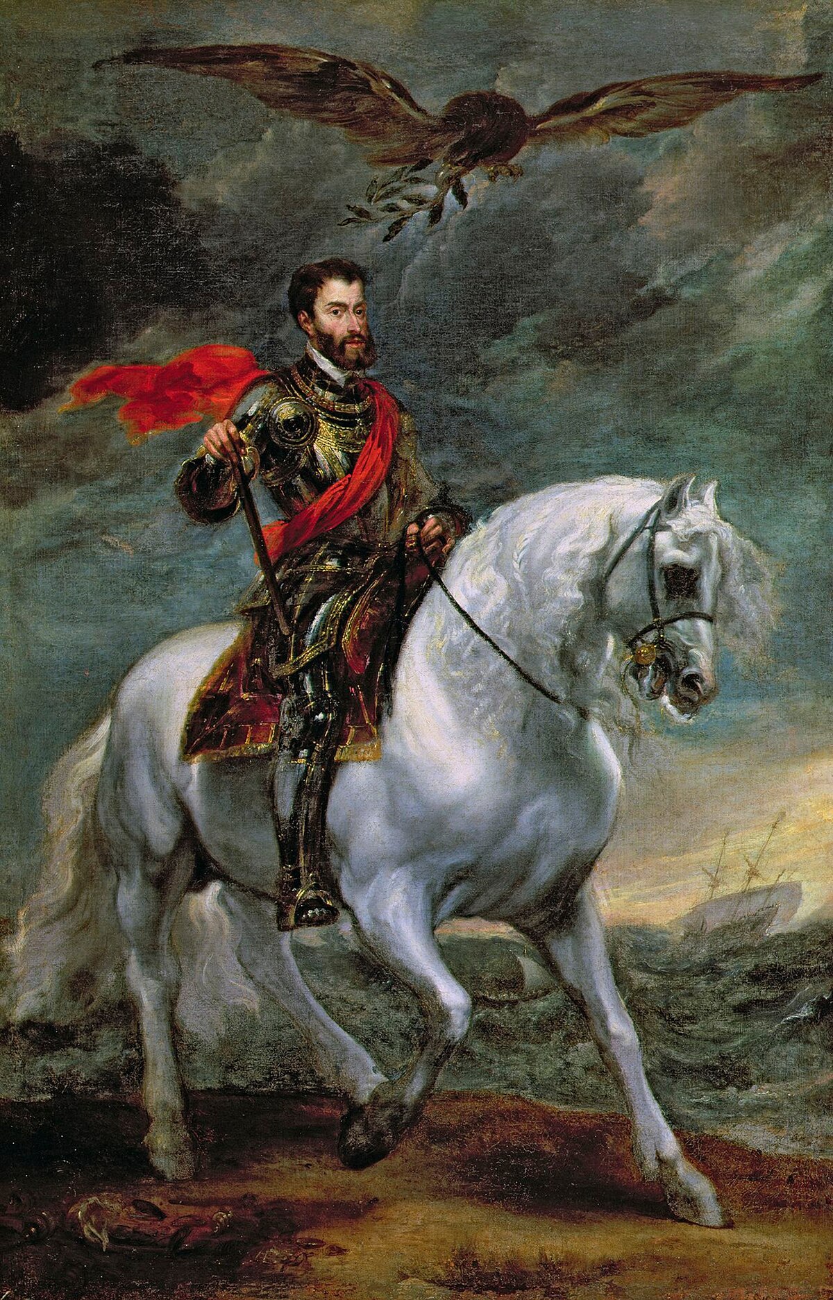 Emperor Charles V on Horseback by Anthony van Dyck