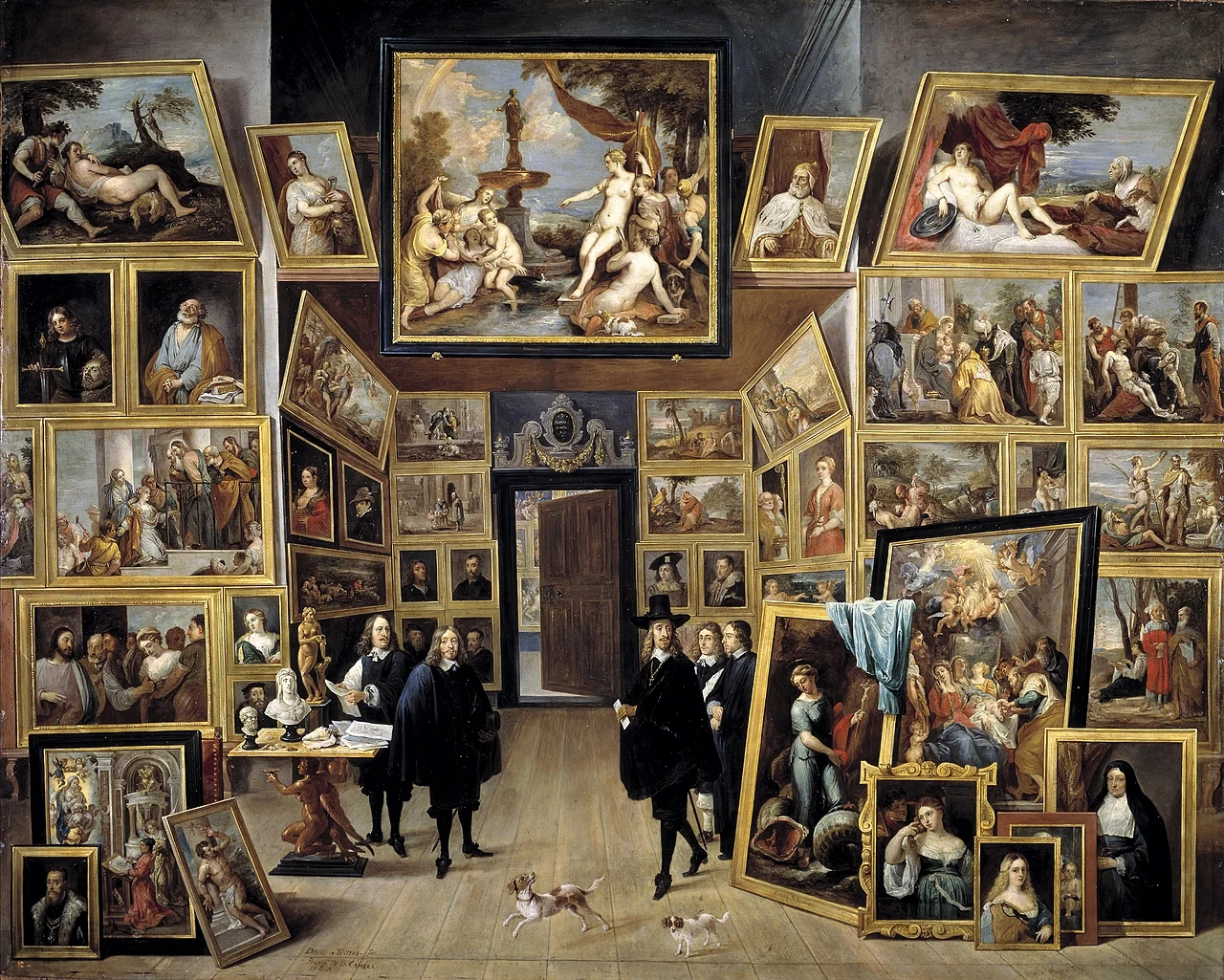 Archduke Leopold Wilhelm in his Gallery at Brussels by David Teniers the Younger