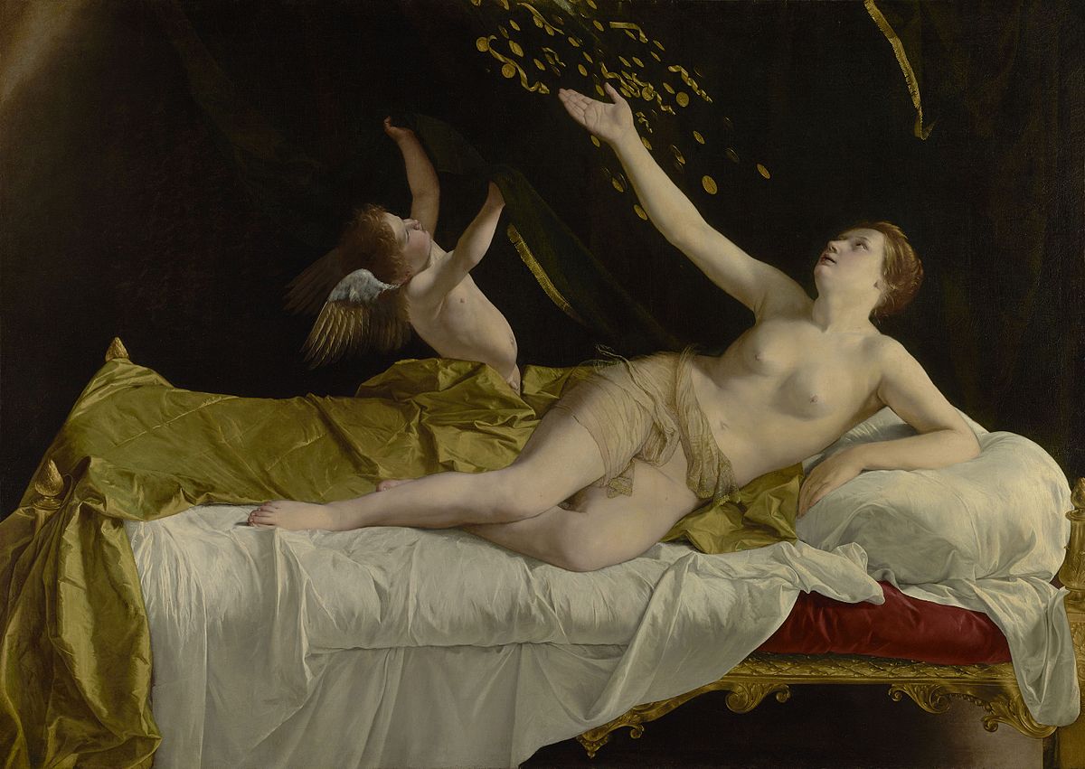 Danae by Artemisia Gentileschi at Saint Louis Art Museum, St. Louis, MO