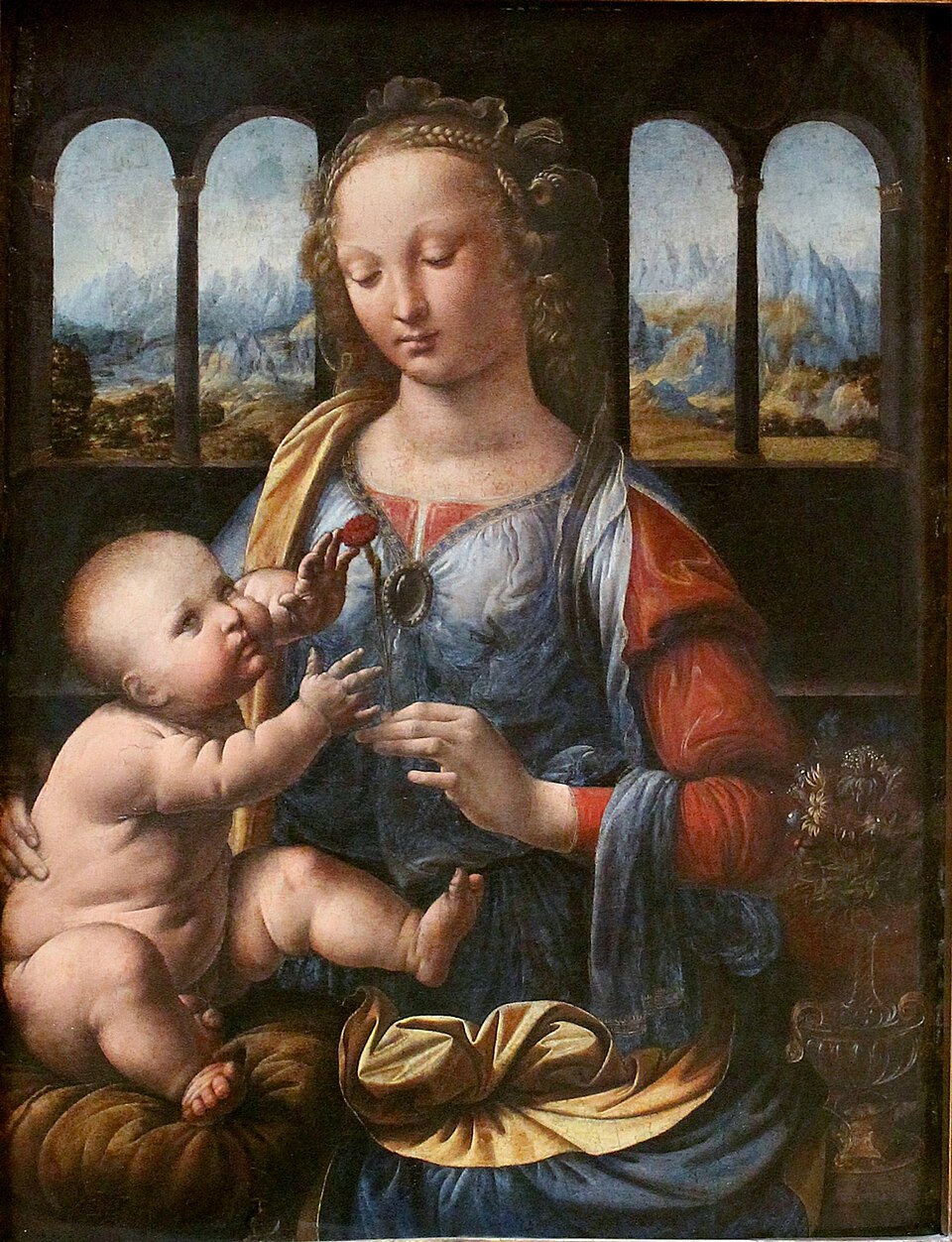 Madonna of the Carnation by Bernardino Luini