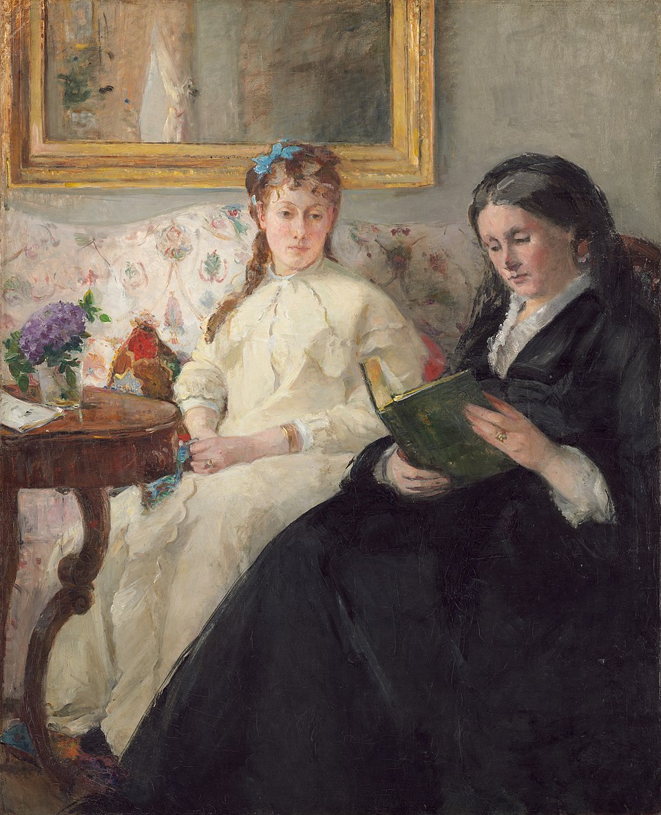 Portrait of the Artist's Mother and Sister by Berthe Morisot