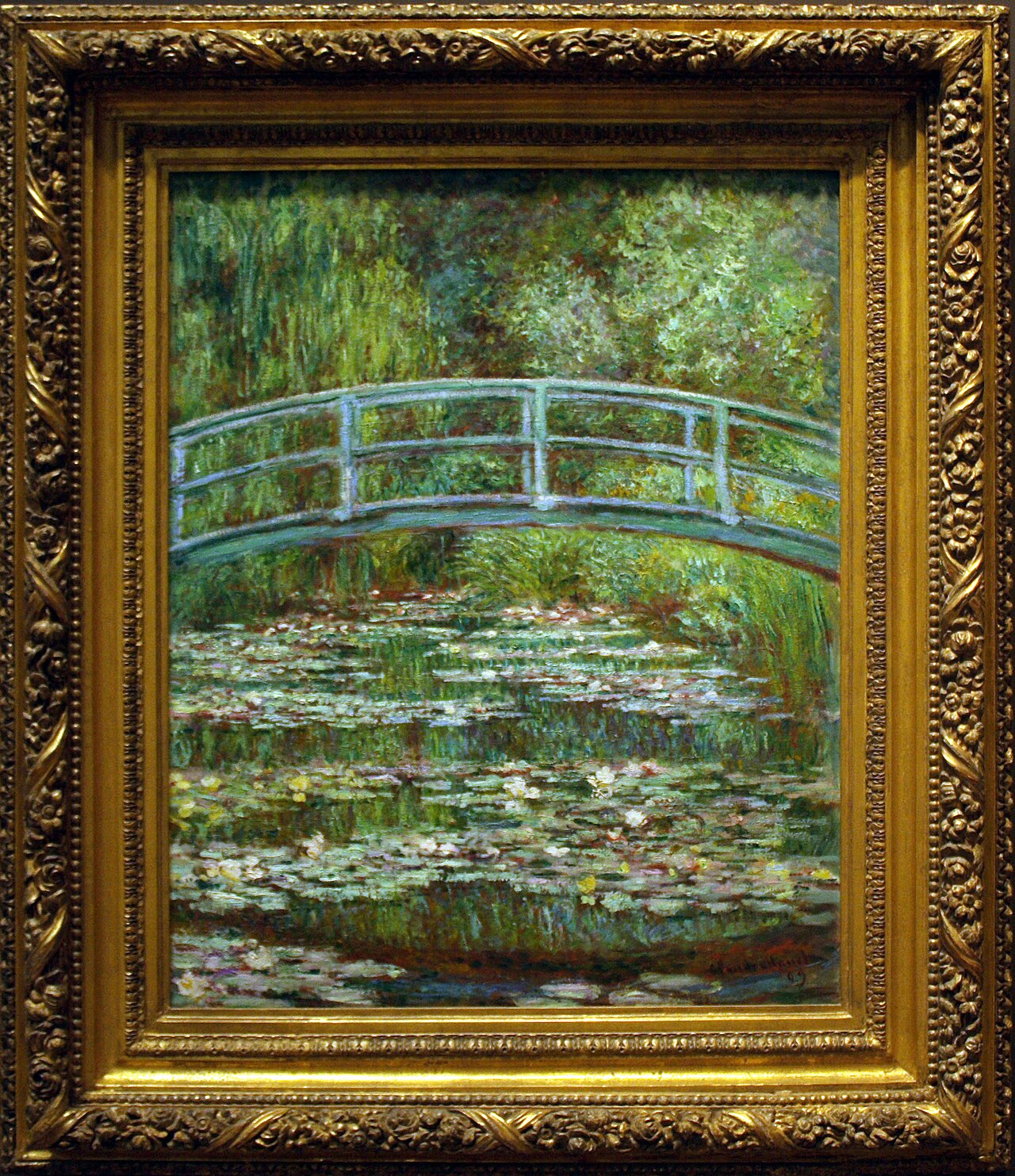 Bridge over a Pond of Water Lilies by Claude Monet