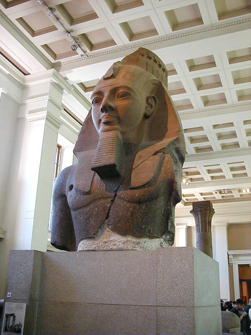 Colossal Bust of Ramesses II (The Younger Memnon) by Ancient Egyptian (Unknown)