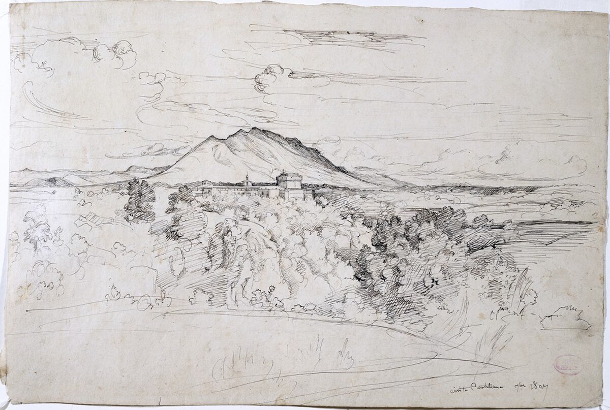 Mount Soracte by Camille Corot