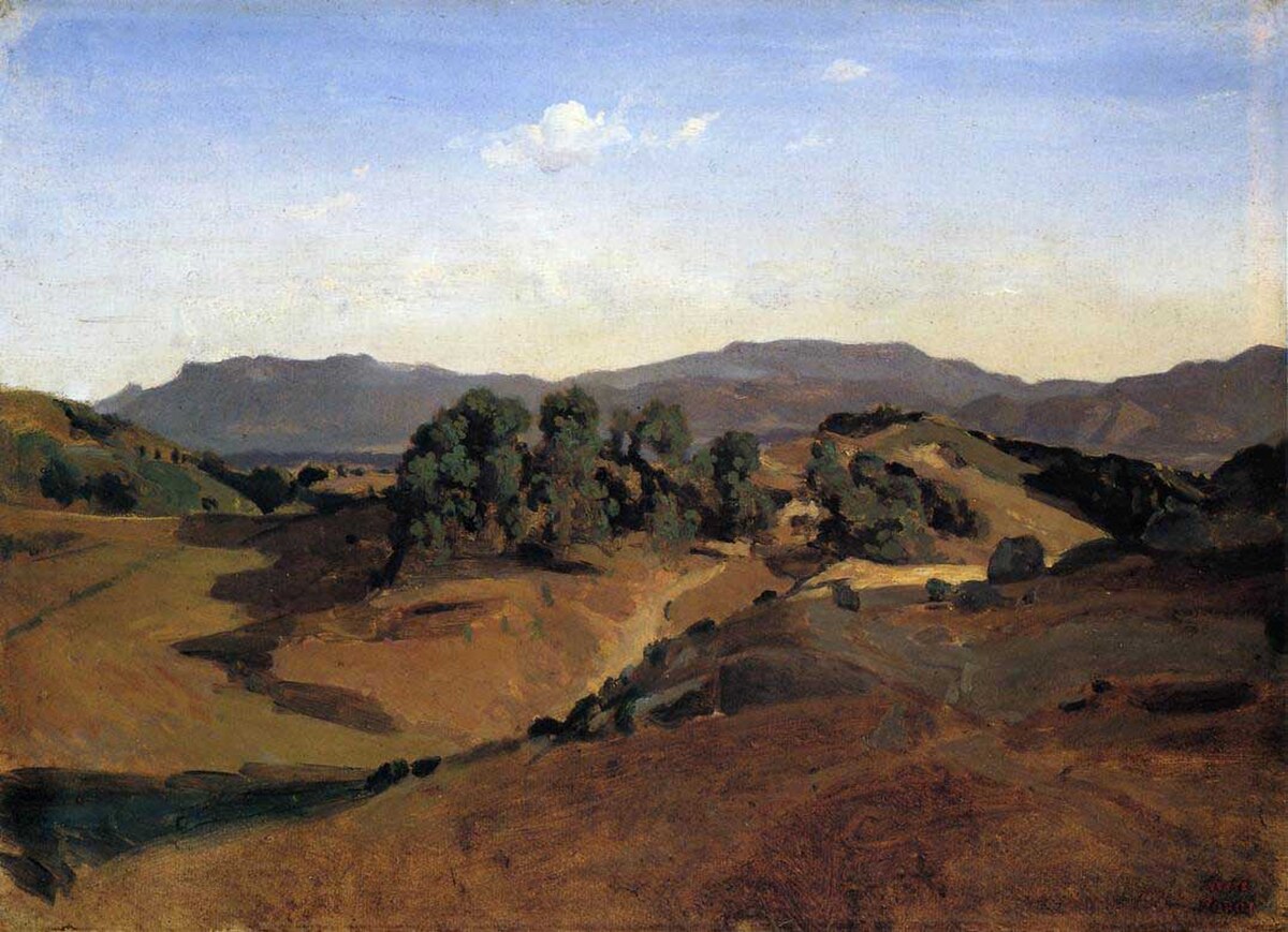 Olevano, La Serpentara by Camille Corot