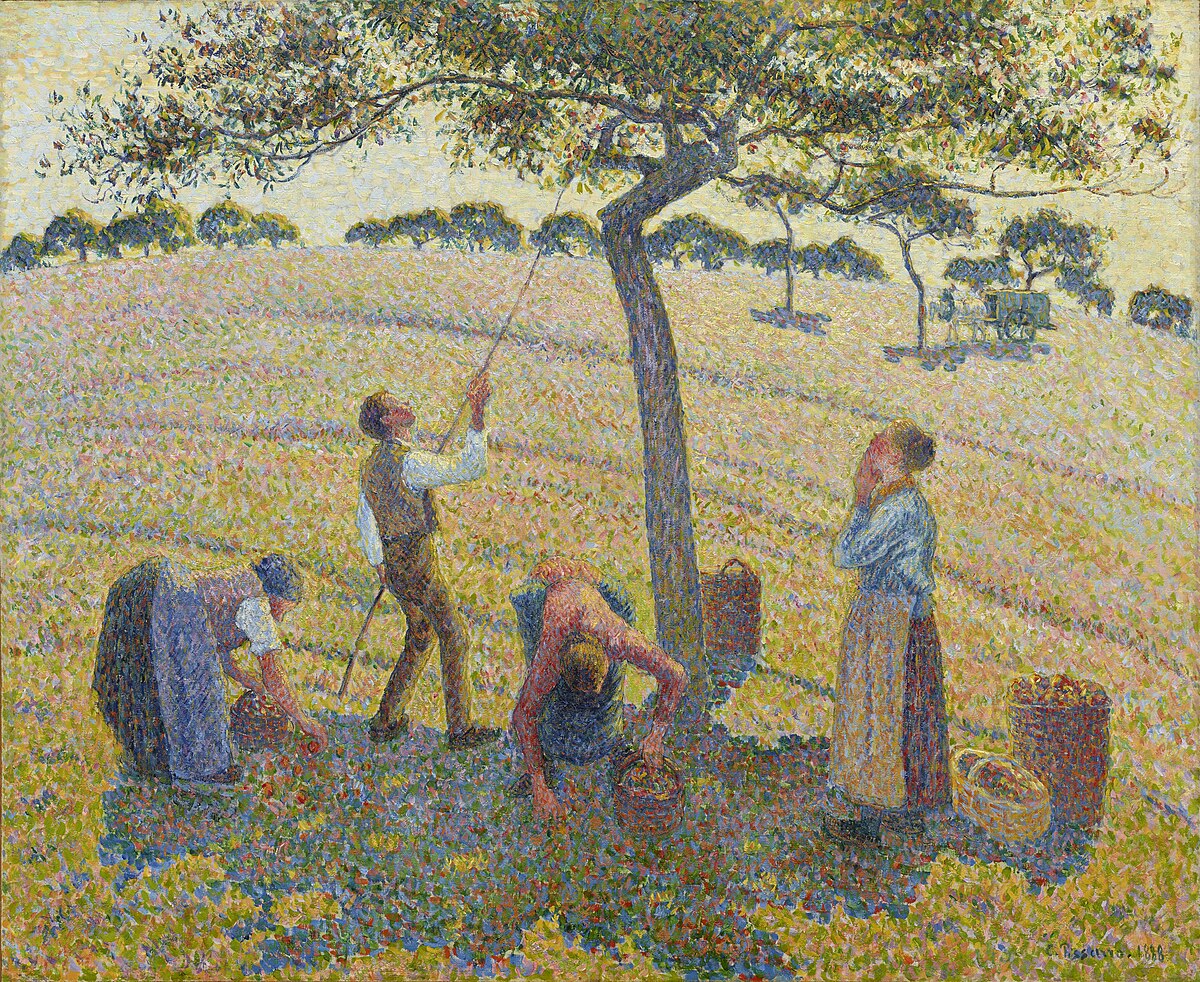 The Harvest by Camille Pissarro