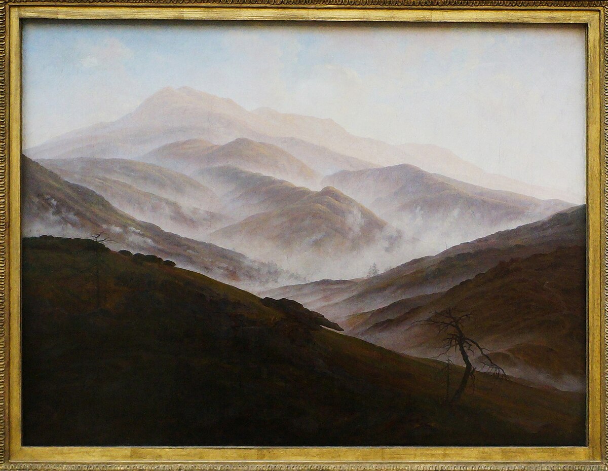 Landscape in the Riesengebirge by Caspar David Friedrich