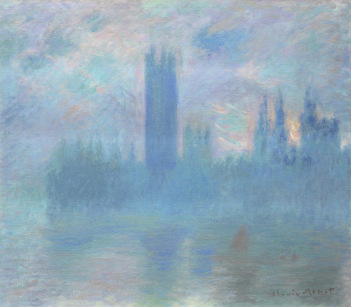 Houses of Parliament by Claude Monet