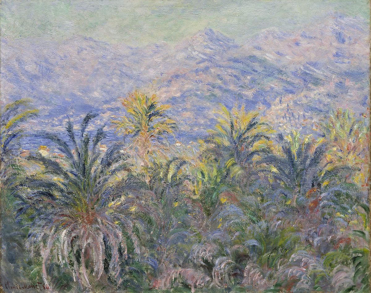 Palm Tree at Bordighera by Claude Monet at Art Institute of Chicago