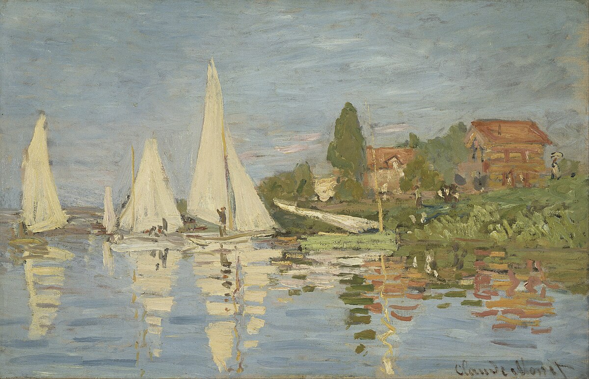Regatta at Argenteuil by Claude Monet at Musée d'Orsay