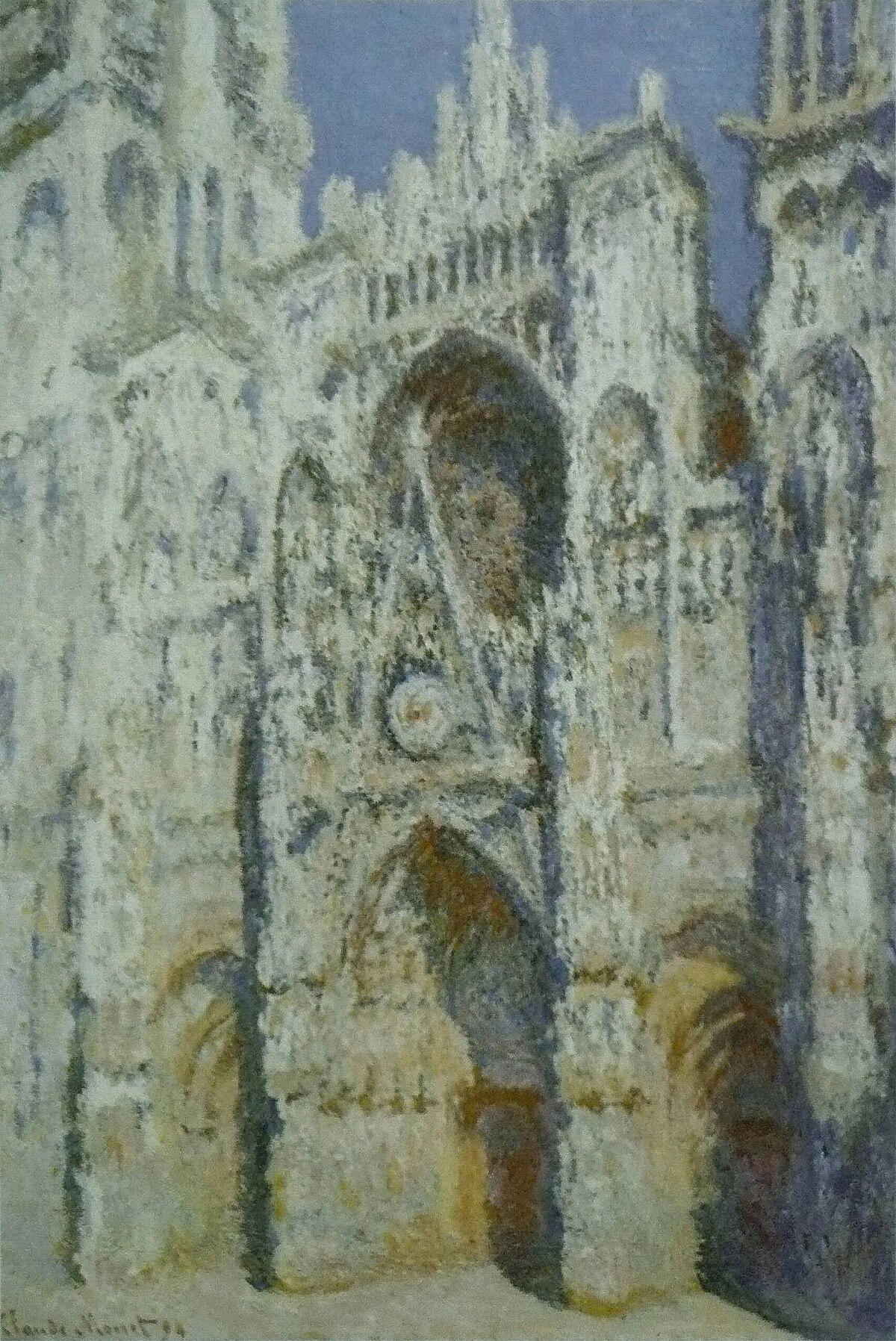 Rouen Cathedral, the Portal in the Sun by Claude Monet