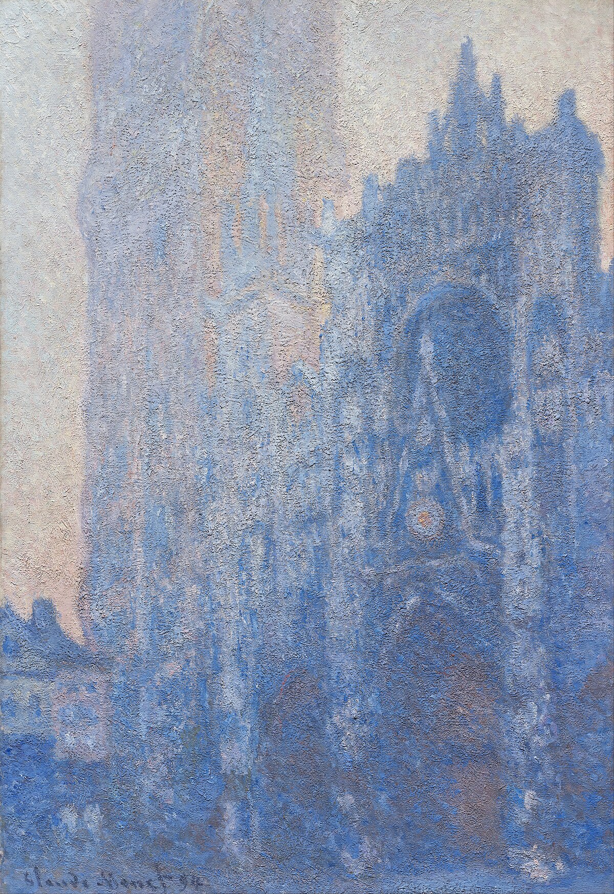 Rouen Cathedral The Portal Morning Effect by Claude Monet