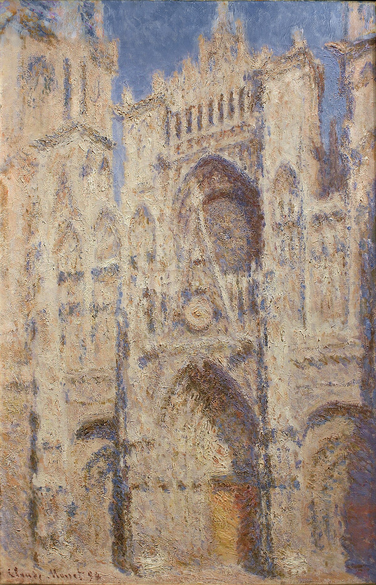 Rouen Cathedral, the Portal by Claude Monet