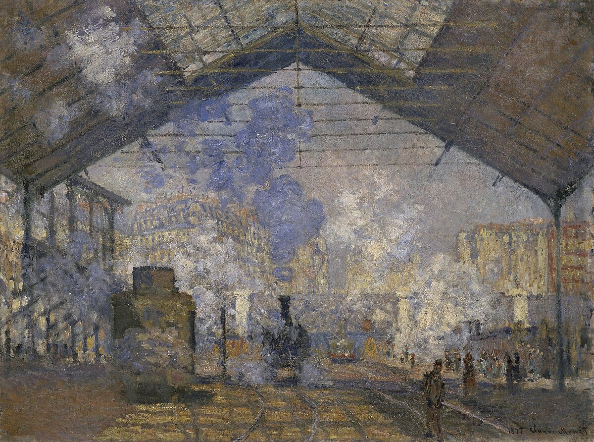 Saint-Lazare Station by Claude Monet