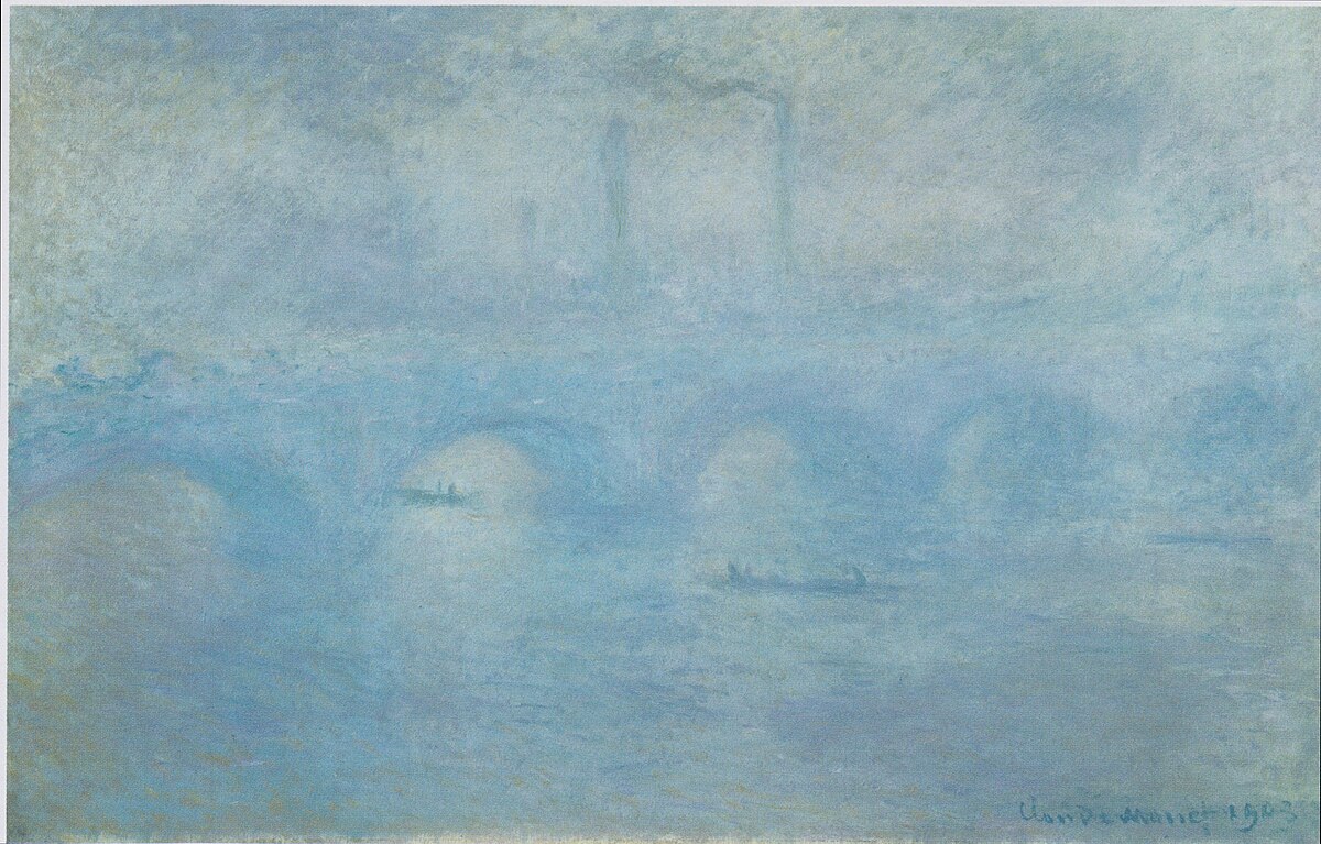 Waterloo Bridge in the Fog by Claude Monet