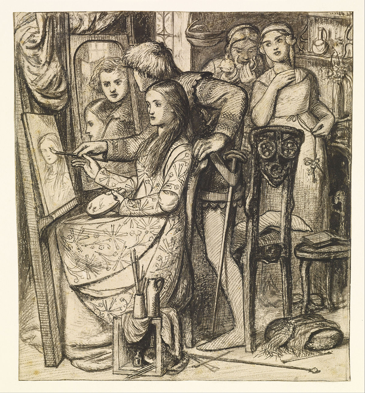 A Parable of Love by Dante Gabriel Rossetti