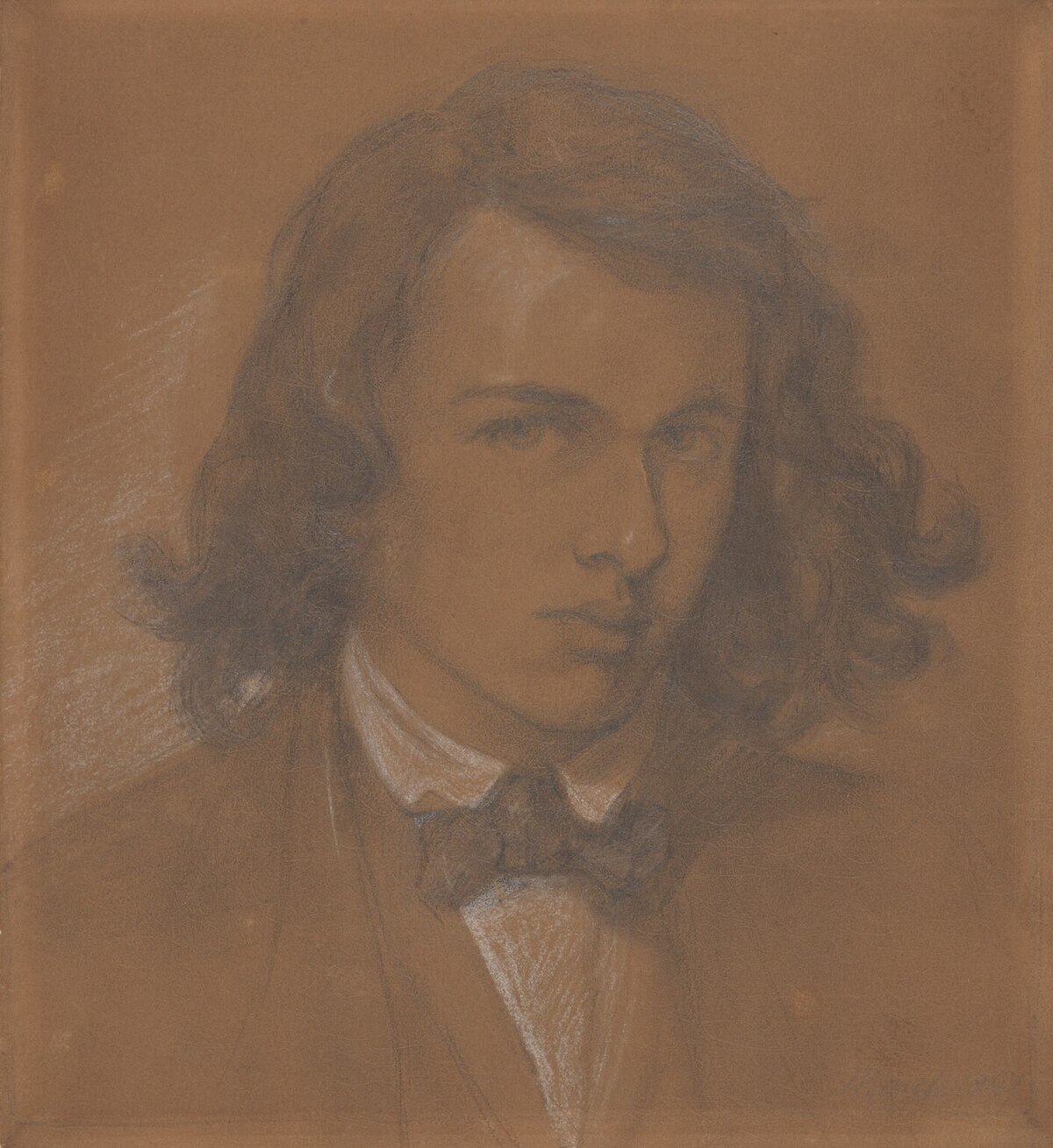 Self-Portrait by Dante Gabriel Rossetti at National Portrait Gallery, London