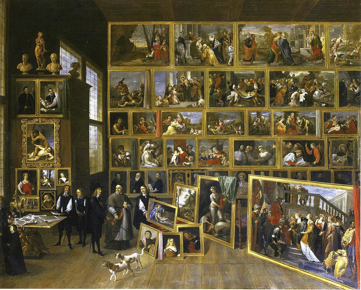 The Picture Gallery of Archduke Leopold Wilhelm by David Teniers the Younger