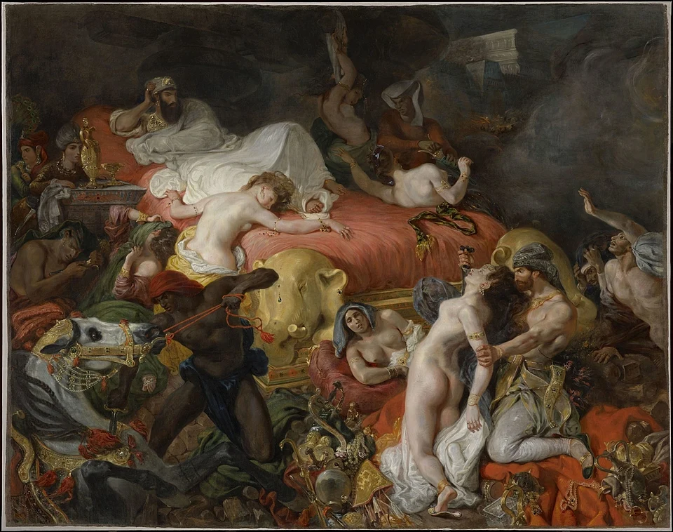 The Death of Sardanapalus by Eugène Delacroix