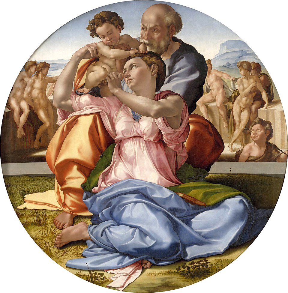 Doni Tondo (Holy Family) by Michelangelo