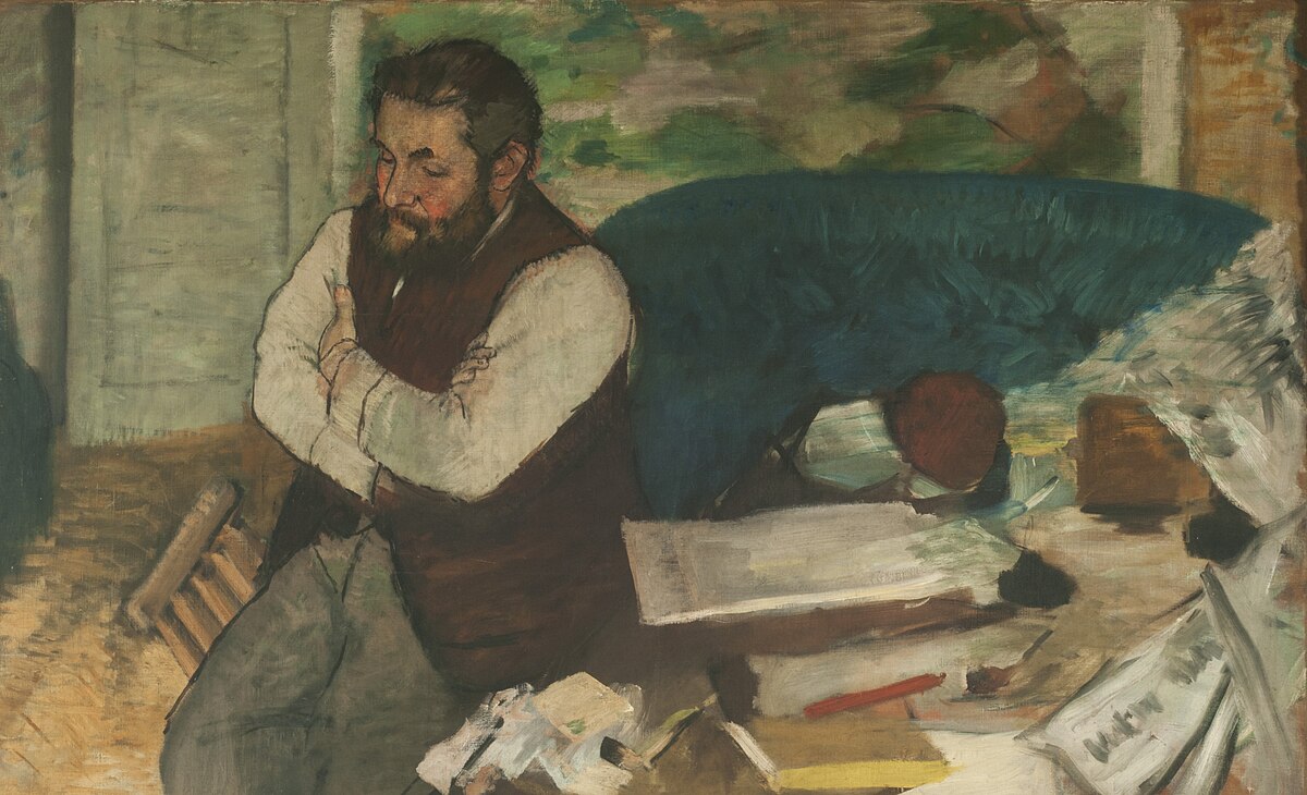Diego Martelli by Edgar Degas at Cleveland Museum of Art