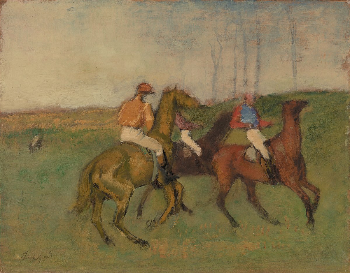 Horses and Jockeys by Edgar Degas at Art Institute of Chicago