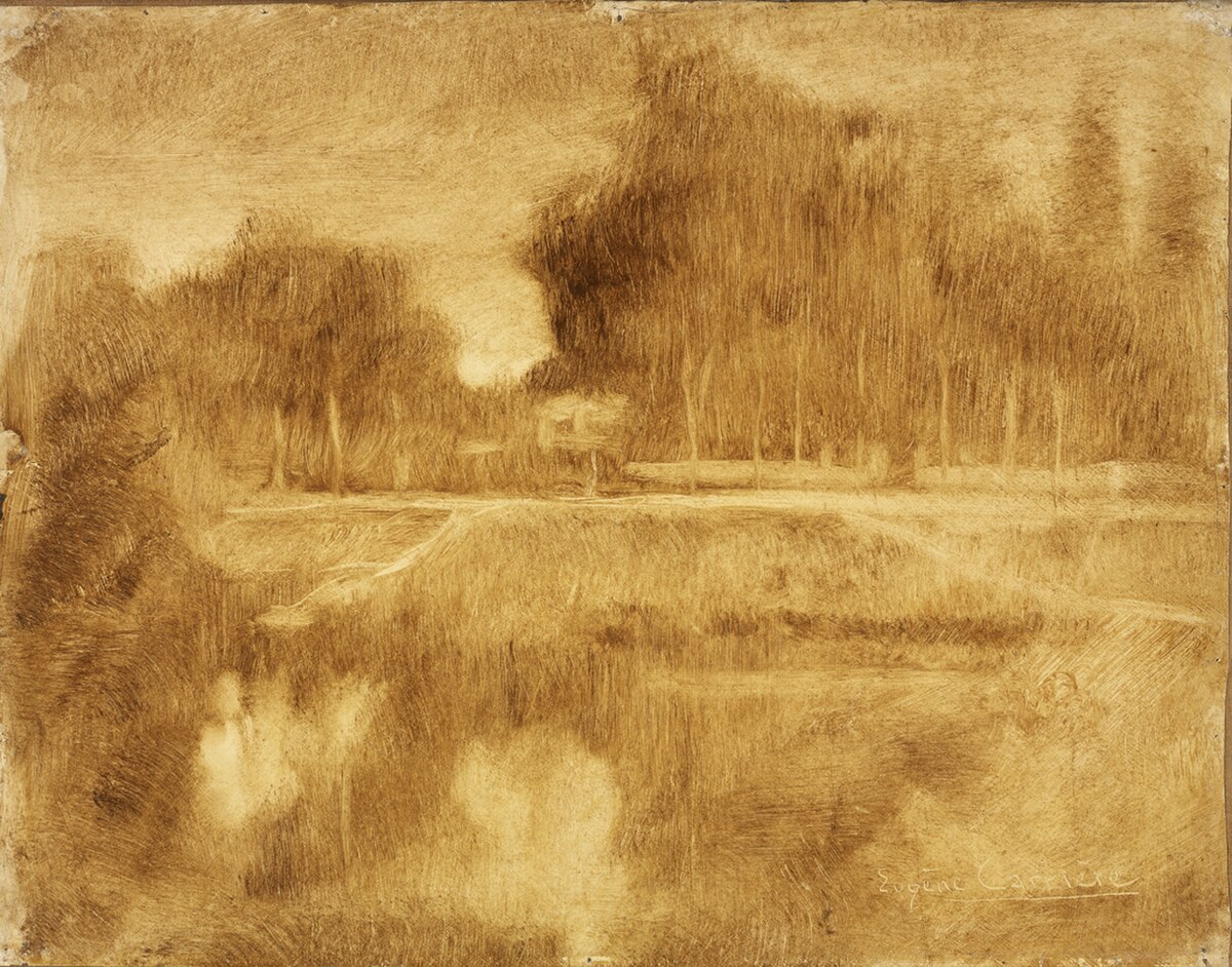 Landscape on the Orne by Edgar Degas at The Metropolitan Museum of Art