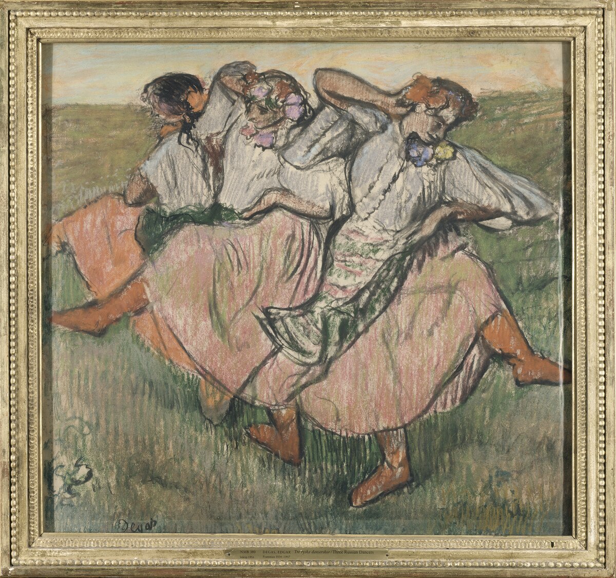 Three Dancers by Edgar Degas at Cleveland Museum of Art