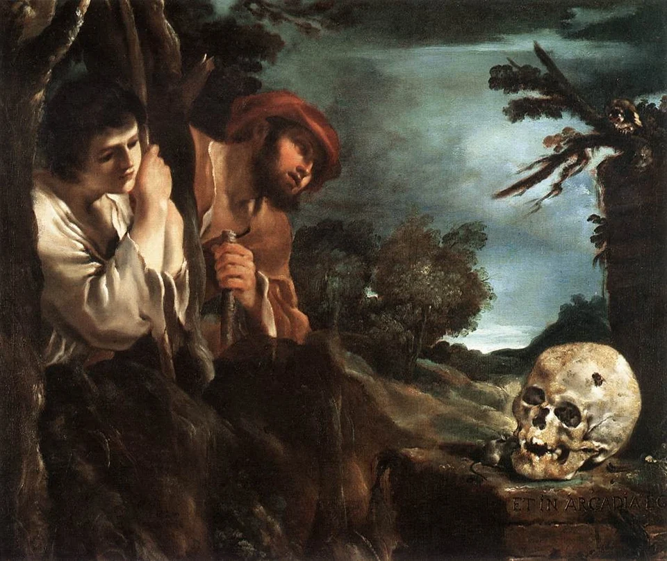 Et in Arcadia Ego by Guercino