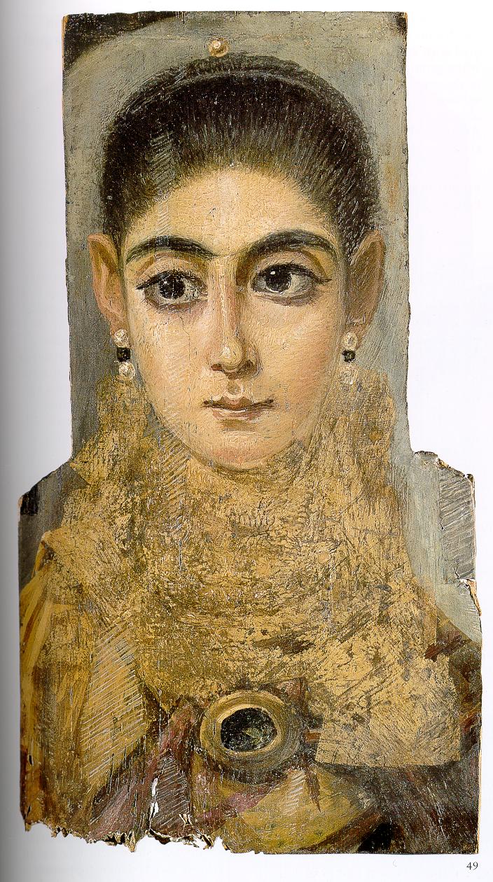 Fayum Mummy Portrait by Ancient Egyptian (Unknown)
