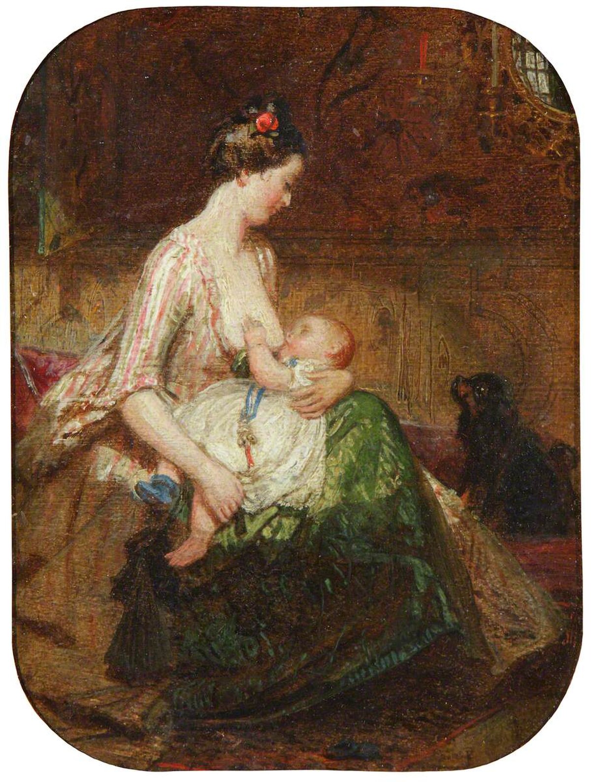 The Young Mother by Ford Madox Brown at Birmingham Museum and Art Gallery, Birmingham