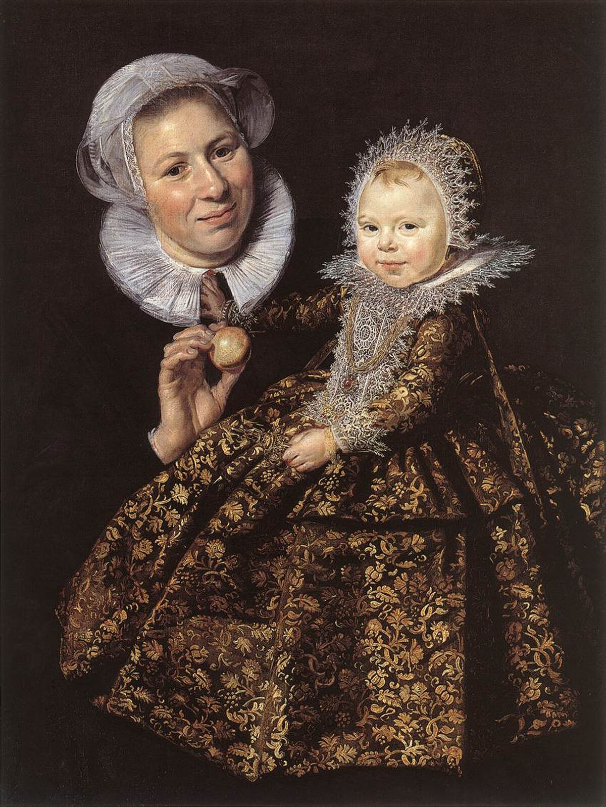 Catharina Hooft with her Nurse by Frans Hals