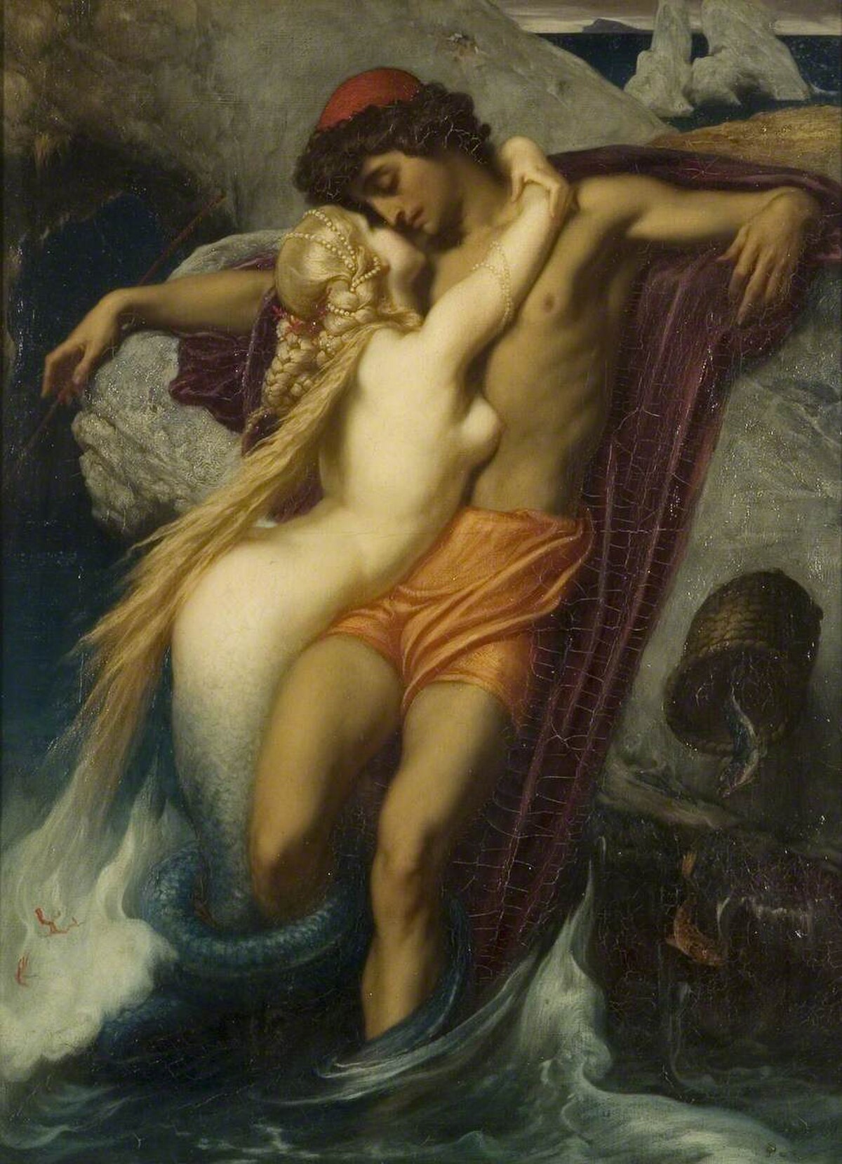The Fisherman and the Siren by Frederic Leighton