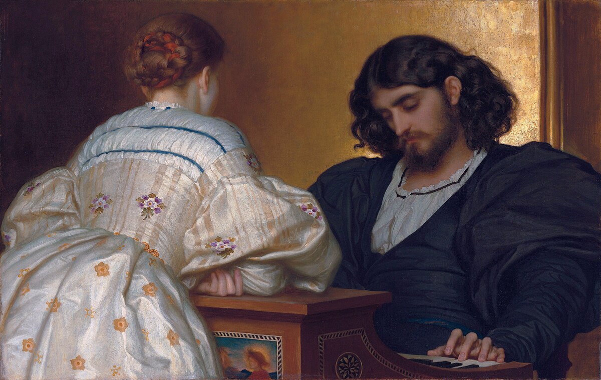 The Golden Hours by Frederic Leighton at Private Collection
