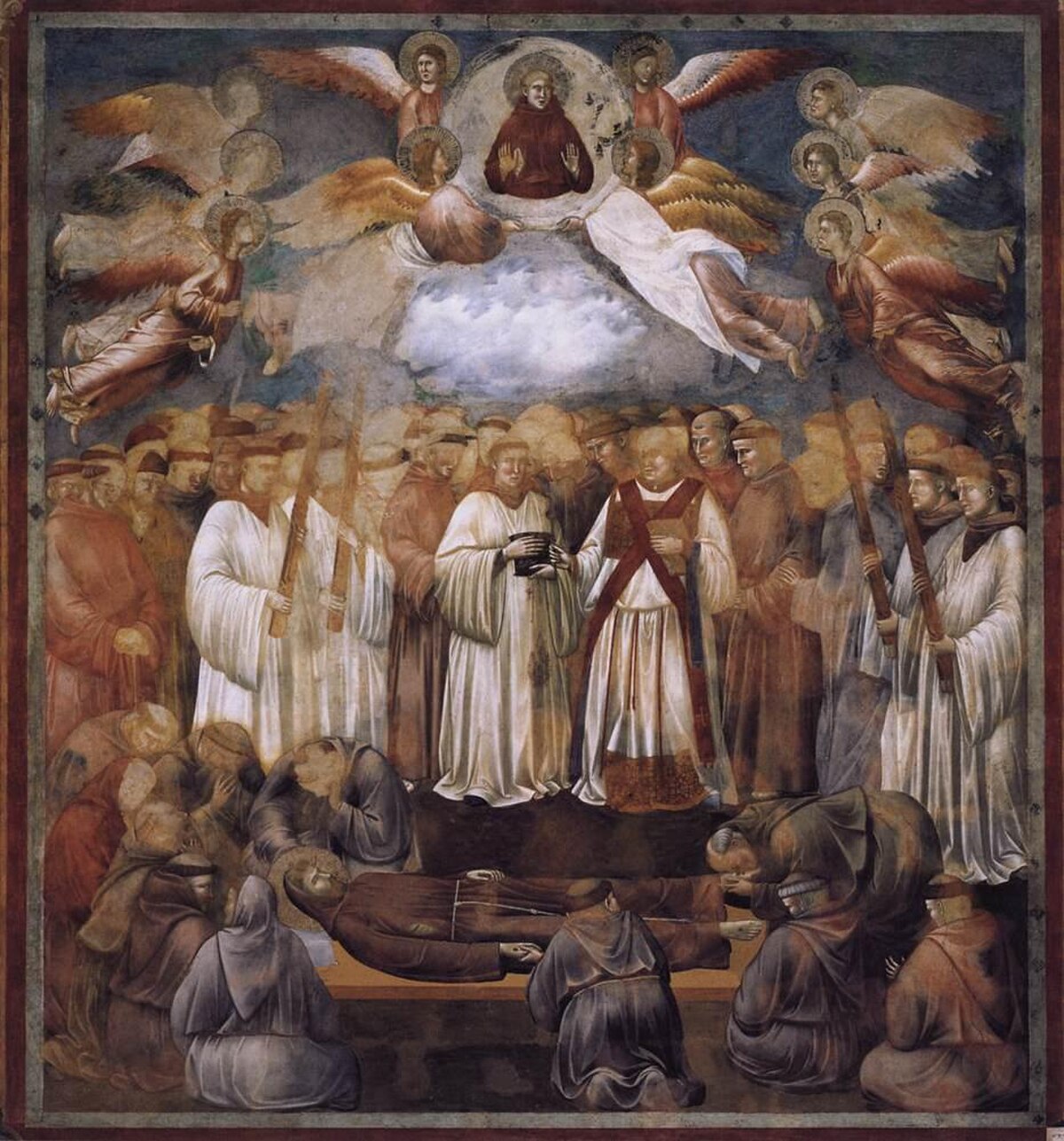 Death and Ascension of St. Francis by Giotto di Bondone